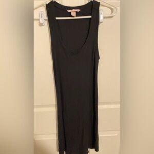 Victoria's Secret Classic Black Sleeveless T-Shirt Dress